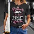 Damen Rente 2025 Ruhestand Pension Deko Dekoration Rentner 2025 T-Shirt Geschenke für Sie