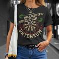 Dart Player Am Liebsten Spiele Ich Untertenrum T-Shirt Geschenke für Sie