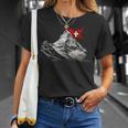 Das Matterhorn In Zermatt Switzerland Alps Mountain T-Shirt Geschenke für Sie