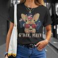 Day Mate Carte Patriotique De L'australie Motif Good Kangourou T-Shirt Cadeaux pour elle