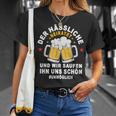 Der Hässliche Heiratet Wir Saufen Ihn Uns Schön Jga Team T-Shirt Geschenke für Sie