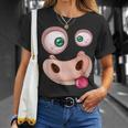 Divertente Della Mucca Per I Bambini Perfetto Regalo Maglietta Regalos para ella