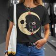 Dia De Los Muertos Cat & Moon Sugar Skull T-Shirt Geschenke für Sie