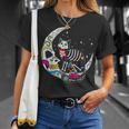 Dia De Los Muertos Cat Moon T-Shirt Geschenke für Sie