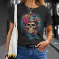 Dia De Los Muertos Mexico Day Of The Dead La Catrina T-Shirt Geschenke für Sie