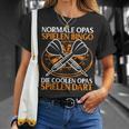 With Die Coolen Grandpas Spielen Dart Grandpa Dart Player T-Shirt Geschenke für Sie