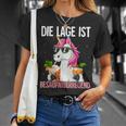 Die Lage Ist Besäufniserregend T-Shirt Geschenke für Sie