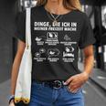 Dinge Die Ich In Meiner Freizeit Mache Angel German Langu T-Shirt Geschenke für Sie