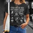 Divertente Cosa Faccio Nel Tempo Libero Regalo Ciclismo Uomo Maglietta Regalos para ella