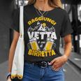 Divertente Per Amanti Montagna Raggiungi Laetta Birretta Maglietta Regalos para ella