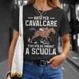Divertente Regalo Di Equitazione Per Un Amante Dei Cavalli Maglietta Regalos para ella
