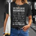Divertido Profesor De Matemáticas Profesor Nerd Geek Camiseta unisex Regalos para ella