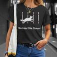 Dog AgilityWeekend Pole Dancer Maglietta Regalos para ella