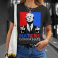 Donald Trump Dedo Medio Arte De La Sátira Trump Regalo Camiseta unisex Regalos para ella