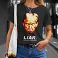 Donald Trump Liar Anti Trump T-Shirt Geschenke für Sie