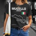 Donna Famoso Circuito Contorno Ello Pista Corsa Fan Car Racing Con Collo A Maglietta Regalos para ella