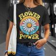 Donna Flower Power Flower Wildflower Plant Boho Regalo Uomo Donna Con Collo A Maglietta Regalos para ella