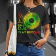 Donna Real Djs Suona La Maglia Reggae Per Reggae Dj Reggae Con Collo A Maglietta Regalos para ella
