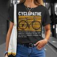 Drôleélo Cyclopathe Faire Duélo Cycliste T-Shirt Cadeaux pour elle