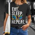 Eat Sleep Salsa Repeat Dancer Salsa Dance Regalo Maglietta Regalos para ella