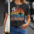 Einschulung Schulkind 2024 School Cone Boy Footballintage T-Shirt Geschenke für Sie