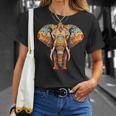 Elephant Mandala Elephant Print T-Shirt Geschenke für Sie