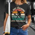 Me Encanta El Pickleballintage Me Encanta El Pickleball Camiseta unisex Regalos para ella