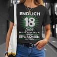 Endlich 18 Jetzt Muss Ich Nur Noch Erwachsene Werden Werden T-Shirt Geschenke für Sie