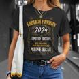 Endlich Pension 2024 Beamter Nur Noch Ein Chef Meine Frau T-Shirt Geschenke für Sie