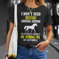 Equestrian I Don't Need A Knight Shining Armor Riding Horse T-Shirt Gifts for Her