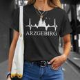 Erzgebirge Heartbeat Forest Motif Arzgebirg Für Erzgebirger T-Shirt Geschenke für Sie