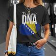 Es Ist In Meiner Dna Bosnier Bosnia Origin Genetics T-Shirt Geschenke für Sie