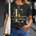 Escobar Name T-Shirt Geschenke für Sie