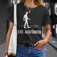 Exe Run Programmer Programming Computer Nerd T-Shirt Geschenke für Sie