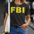 Federal Bureau Of Investigation Fbi Costume T-Shirt Geschenke für Sie