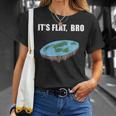 Flat Earth Die Erde Ist Flach Erde Disk T-Shirt Geschenke für Sie