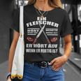 Fleischer Fleischerei Butcher Meister T-Shirt Geschenke für Sie