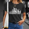 Frankfurt Am Main Skyline Frankfurter Hessen Frankfurt T-Shirt Geschenke für Sie