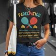 Frasi Padel Originali E Spiritose Padelpatico Definizione Maglietta Regalos para ella