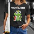 Frog Queen Girls' Frog Women's Frog T-Shirt Geschenke für Sie