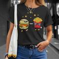 Burger And Pommes Friends Cheeseburger Hamburger T-Shirt Geschenke für Sie