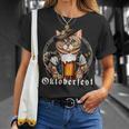 Cat Beer Oktoberfest Bavaria Lederhosen Costume T-Shirt Geschenke für Sie