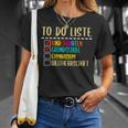 To Do List Kindergarten Primary School High School T-Shirt Geschenke für Sie