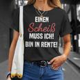 Pensioner Ein Scheiß Muss Ich A Scheiß Muss Ich Bin In Rente T-Shirt Geschenke für Sie