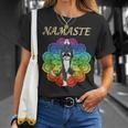 Yoga Catrikshasana Mandala Namaste T-Shirt Geschenke für Sie