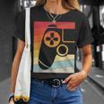 Gaming Gamer Controller Perideogiochi Retròintage Maglietta Regalos para ella