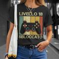 Gaming Level Up Gamer Ragazzi 18 Regalo Compleanno Maglietta Regalos para ella