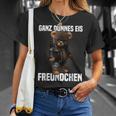 Ganz Dünnes Eis Freundchen Teddy Bear Annoyed Slogan T-Shirt Geschenke für Sie