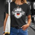 German National Flag Ich Liebe Deutschland T-Shirt Geschenke für Sie