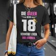 Girls' Die Queen Wird 18 Birthday Honour T-Shirt Geschenke für Sie